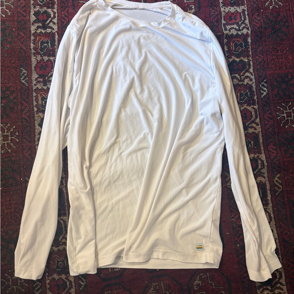 Vuori Men's Crisp White Long Sleeve Tee